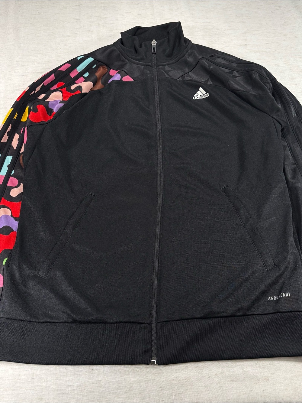 Adidas x Rich Mnisi Black Multicolored Track Jacket Medium